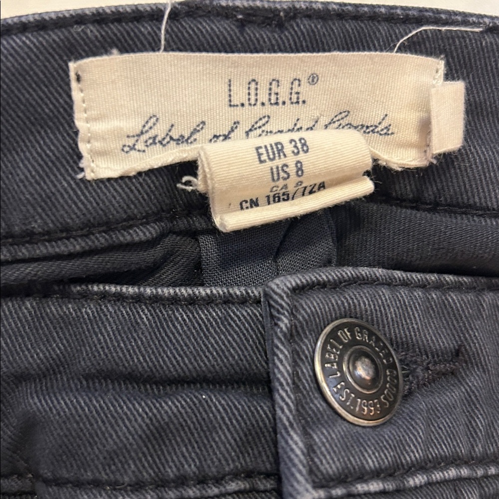 L.O.G.G.Jeans Black H&M Size 8 CN 165/72A MX8